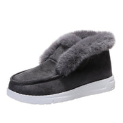 Cozy Faux Fur - Lined Slip - On Boots – Warmth, Comfort, and Style - NRooted Society - shoes