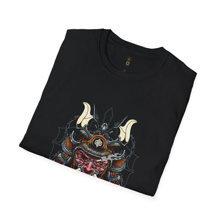 Crimson Samurai Mask Tee - NRooted Society - T-Shirt