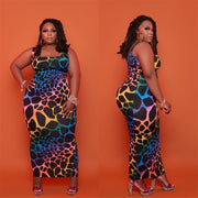 Leopard Print Woman's Dress - NROOTED-Womens Fashion