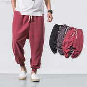 Men Kimono Haori Trousers - NROOTED-