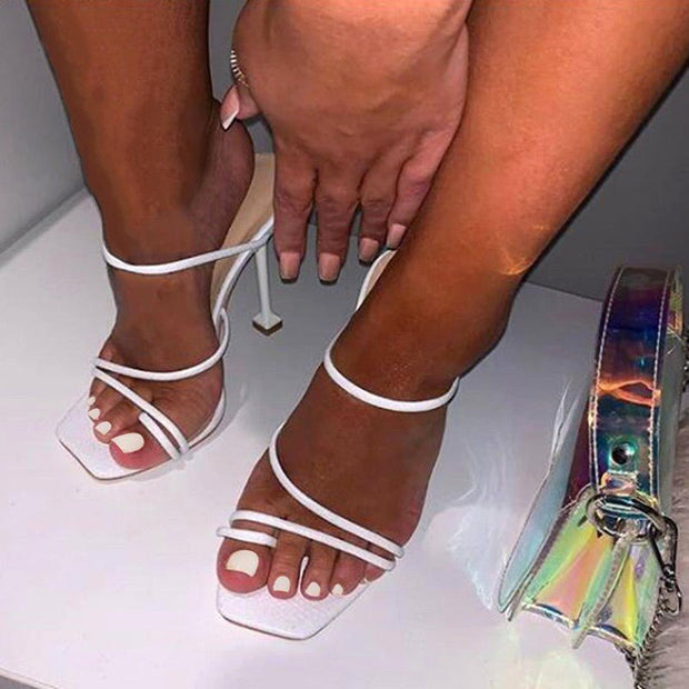 Summer stiletto sandals shoes - NROOTED-