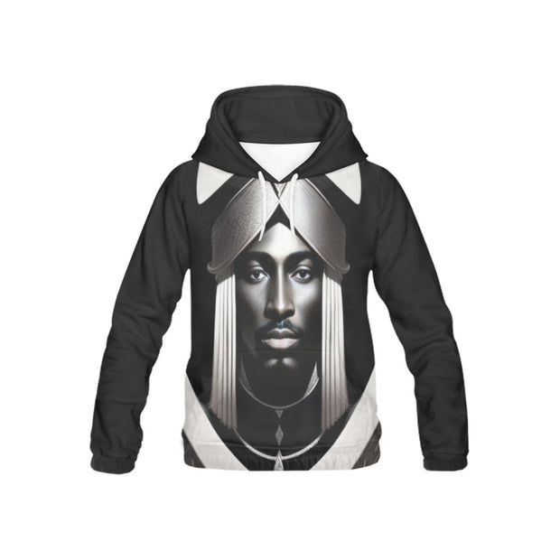 Youth Mansa Musa Print Hoodie - NROOTED-